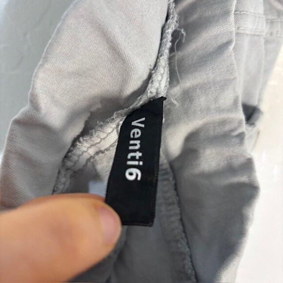 Venti6 Joggers Pants Womens Medium Drawstring Gray 27.5" - Picture 3 of 5